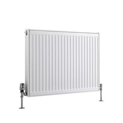 Homestylestore White Type 21 Double Panel Plus Horizontal Convector Radiator 600mm X 700mm from B&Q