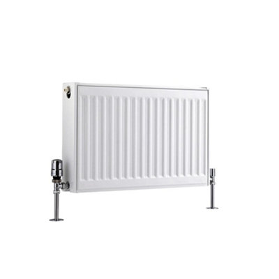 Homestylestore White Type 22 Double Panel Horizontal Convector Radiator 400mm X 600mm from B&Q