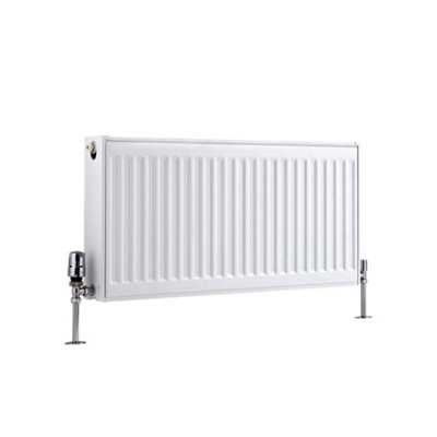 Homestylestore White Type 22 Double Panel Horizontal Convector Radiator 400mm X 800mm from B&Q