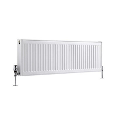 Homestylestore White Type 22 Double Panel Horizontal Convector Radiator 400mm X 1200mm from B&Q