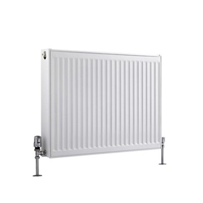 Homestylestore White Type 22 Double Panel Horizontal Convector Radiator 600mm X 800mm from B&Q