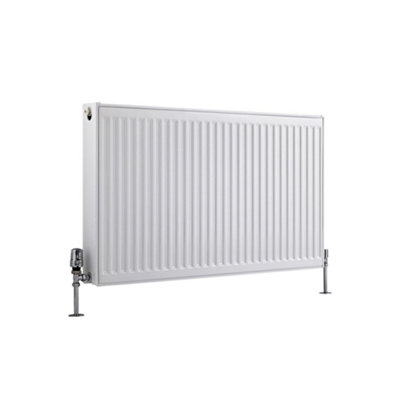 Homestylestore White Type 22 Double Panel Horizontal Convector Radiator 600mm X 1100mm from B&Q