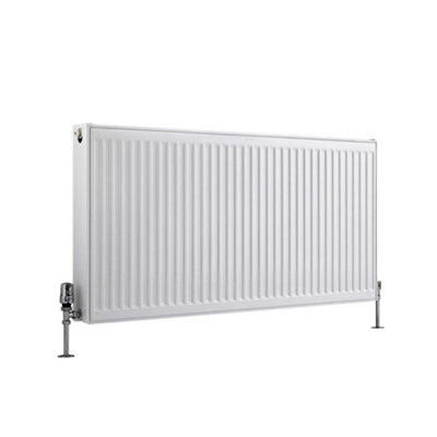 Homestylestore White Type 22 Double Panel Horizontal Convector Radiator 600mm X 1200mm from B&Q