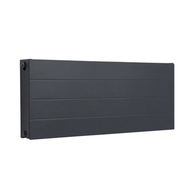 Homestylestore Anthracite Type 22 Horizontal Double Panel Convector Radiator 400mm X 1000mm from B&Q