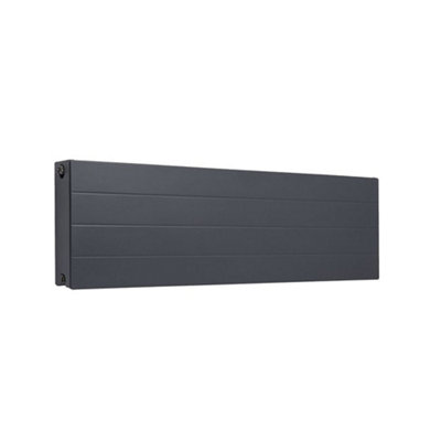 Homestylestore Anthracite Type 22 Horizontal Double Panel Convector Radiator 400mm X 1400mm from B&Q