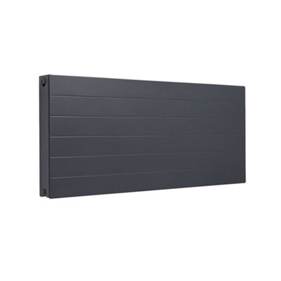 Homestylestore Anthracite Type 22 Horizontal Double Panel Convector Radiator 600mm X 1400mm from B&Q