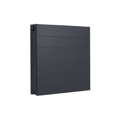 Homestylestore Anthracite Type 22 Horizontal Double Panel Convector Radiator 600mm X 600mm from B&Q