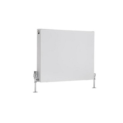 Homestylestore White Type 21 Double Flat Panel Plus Horizontal Convector Radiator 600mm X 800mm from B&Q