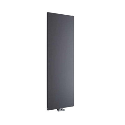 Homestylestore Anthracite Vertical Single Flat Panel Designer Radiator 1800mm X 600mm from B&Q
