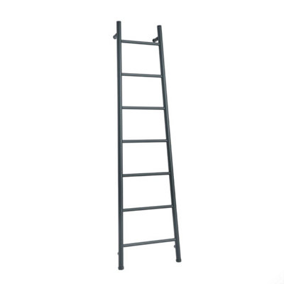 Homestylestore Anthracite Floorstanding Heated Towel Rail Radiator 1800mm X 500mm from B&Q