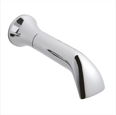 Homestylestore Chrome Wall Mounted Bath Spout from B&Q