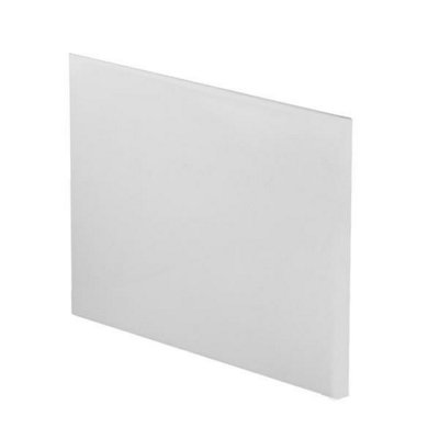 Homestylestore White Bathroom Straight Bath End Panel 750mm from B&Q