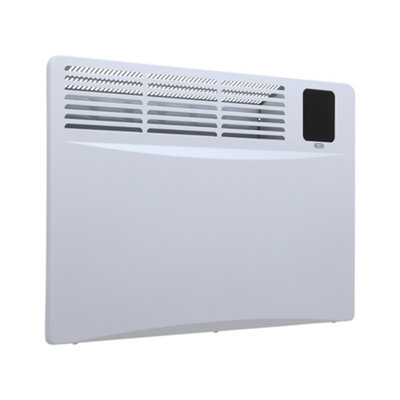 B&Q -  White 1500W Uk Plug In Convector Panel Smart Wifi Electric Heater 420 X 615mm