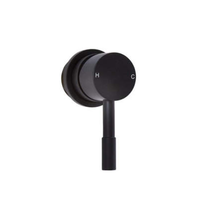 Homestylestore Black 1 Outlet Manual Shower Mixer Valve from B&Q