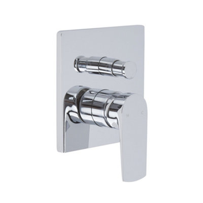 Homestylestore Chrome 2 Outlet Manual Mixer Shower Valve from B&Q