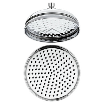 Homestylestore Chrome 300mm Round Rainfall Shower Head from B&Q