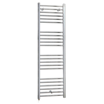 Homestylestore Chrome Curved Ladder Electric Heated Towel Rail 1600 X 500mm from B&Q
