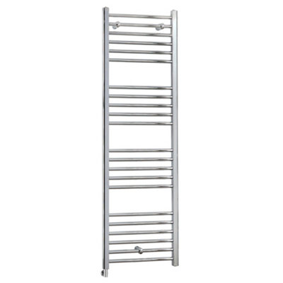 Homestylestore Chrome Curved Ladder Electric Heated Towel Rail And Cable Cover 1600 X 500mm from B&Q