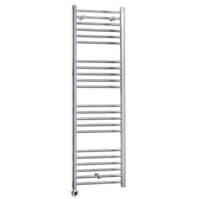 Homestylestore Chrome Straight Ladder Wifi Electric Heated Towel Rail 1600 X 500mm from B&Q