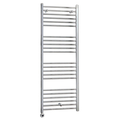 Homestylestore Chrome Straight Ladder Wifi Electric Heated Towel Rail 1600 X 600mm from B&Q