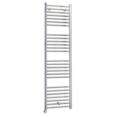 Homestylestore Chrome Curved Ladder Electric Heated Towel Rail And Cable Cover 1800 X 500mm from B&Q