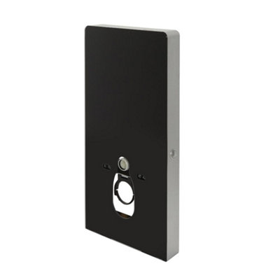 Homestylestore Black Toilet Wc Unit For Wall Hung Pan 483mm from B&Q