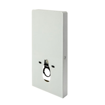 Homestylestore White Toilet Wc Unit For Wall Hung Pan 483mm from B&Q