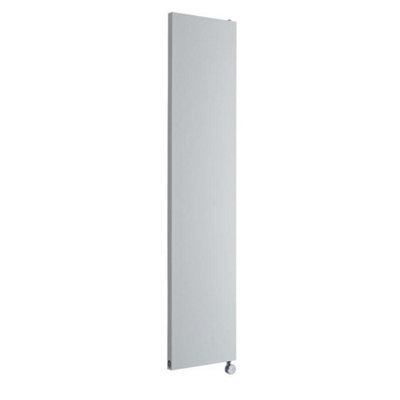 Homestylestore White Flat Panel Electric Vertical Designer Radiator 1800 X 400mm from B&Q