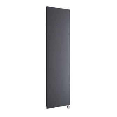 Homestylestore Anthracite Flat Panel Electric Vertical Designer Radiator 1800 X 500mm from B&Q
