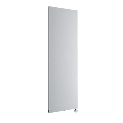 Homestylestore White Flat Panel Electric Vertical Designer Radiator 1800 X 600mm from B&Q