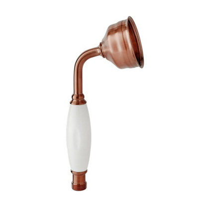 Homestylestore Brushed Copper Hand Shower Handset from B&Q