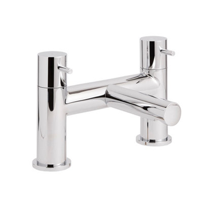 Homestylestore Chrome Bathroom Bath Filler Tap Lever Handles from B&Q
