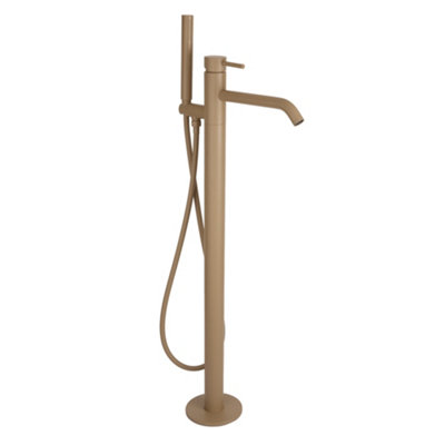 Homestylestore Sand Freestanding Bath Shower Mixer Tap Hand Shower Handset Kit from B&Q