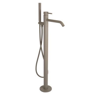 Homestylestore Pebble Freestanding Bath Shower Mixer Tap Hand Shower Handset Kit from B&Q