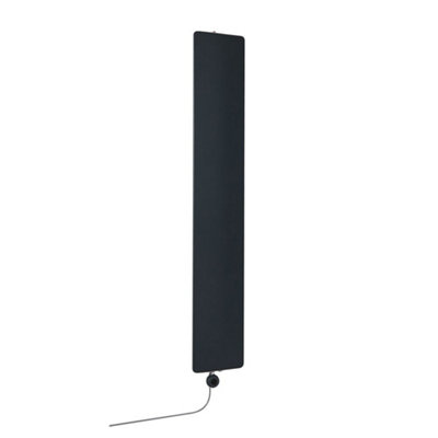 Homestylestore Anthracite Single Flat Panel Wifi Electric Vertical Designer Radiator With Uk Plug 1800 X 300mm from B&Q