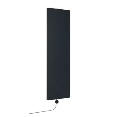 Homestylestore Anthracite Single Flat Panel Wifi Electric Vertical Designer Radiator With Uk Plug 1800 X 500mm from B&Q