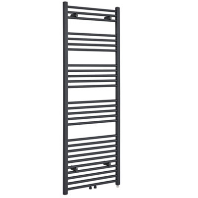 Homestylestore Anthracite Heated Towel Rail Radiator 1600 X 600mm from B&Q