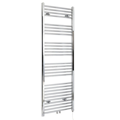 Homestylestore Chrome Heated Towel Rail 1600 X 600mm from B&Q