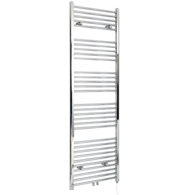 Homestylestore Chrome Heated Towel Rail Radiator 1785 X 600mm from B&Q