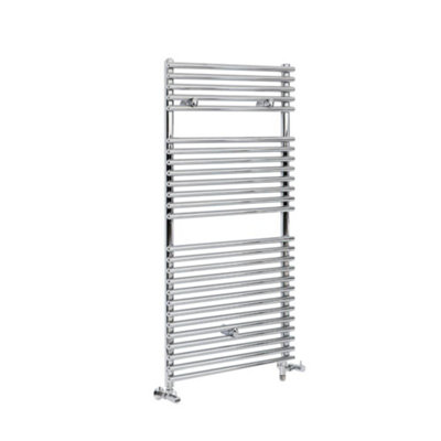 Homestylestore Chrome Dual Fuel Electric Bar On Bar Heated Towel Rail Radiator 1190 X 450mm from B&Q