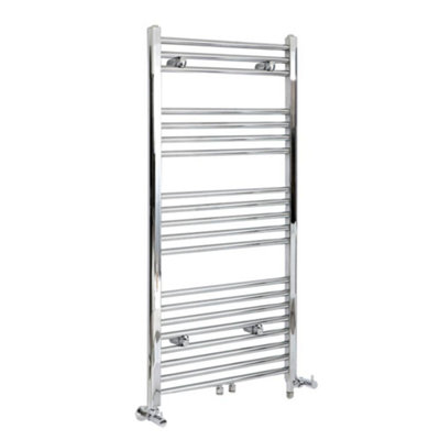 Homestylestore Chrome Dual Fuel Electric Heated Towel Rail Radiator 1188 X 500mm from B&Q