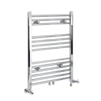 Homestylestore Chrome Dual Fuel Electric Heated Towel Rail Radiator 803 X 500mm from B&Q