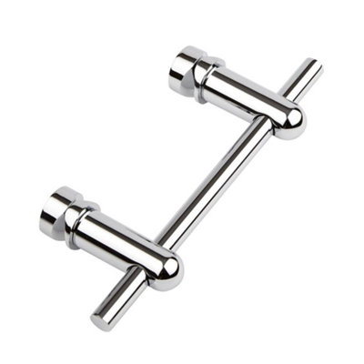 Homestylestore Chrome Towel Rail For Aruba Vertical Radiator 230mm from B&Q