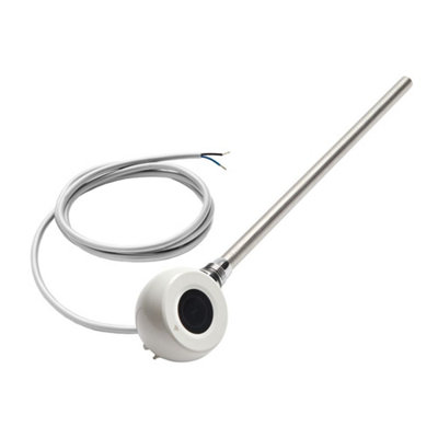 Homestylestore White Wifi Thermostatic Radiator Heated Towel Rail Heating Element 800W from B&Q