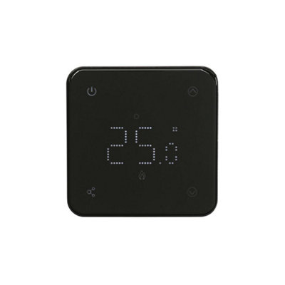 Homestylestore Black Wifi Programmable Temperature Control Backlit Thermostat from B&Q