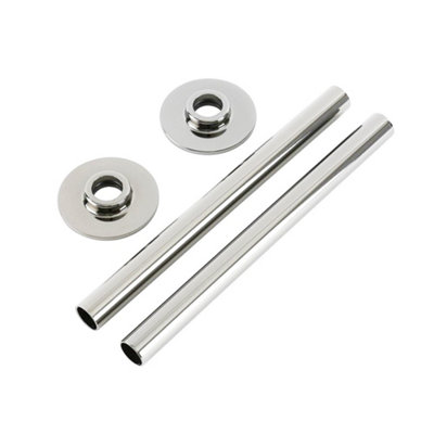 Homestylestore Chrome Heated Towel Rail Or Radiator Pipe Connector Kit from B&Q