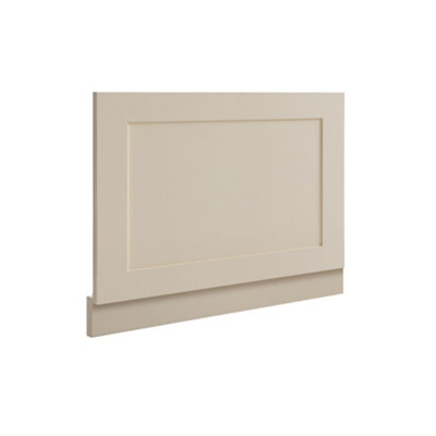 Homestylestore 700mm Antique White Straight Bath End Panel from B&Q