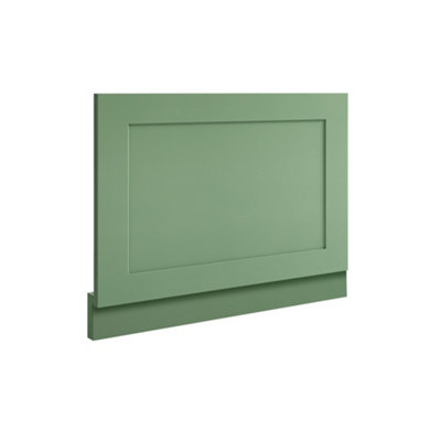 Homestylestore 700mm Pastel Green Straight Bath End Panel from B&Q