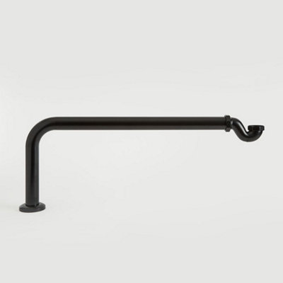 Homestylestore Black Shallow Seal Bath Trap And Outlet Pipe from B&Q