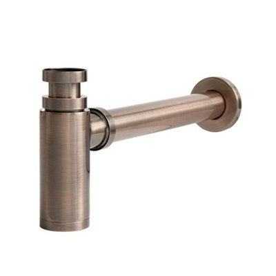 Homestylestore Oil Rubbed Bronze Bottle Trap For Wall Hung Or Washstand Basin from B&Q